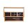relaxdays Schreibtisch-Organizer braun Bambus 4 Fächer 25,0 x 11,5 x 20,0 cm