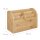 relaxdays Schreibtisch-Organizer braun Bambus 5 Fächer 22,0 x 10,0 x 15,0 cm  ( 10020337_0 )