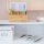 relaxdays Schreibtisch-Organizer braun Bambus 5 Fächer 22,0 x 10,0 x 15,0 cm  ( 10020337_0 )