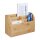 relaxdays Schreibtisch-Organizer braun Bambus 5 Fächer 22,0 x 10,0 x 15,0 cm  ( 10020337_0 )