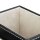 relaxdays Schreibtisch-Organizer schwarz Lederimitat 4 Fächer 18,0 x 12,0 x 10,0 cm