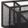 relaxdays Schreibtisch-Organizer schwarz Metall 5 Fächer 25,5 x 18,0 x 10,5 cm