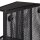 relaxdays Schreibtisch-Organizer schwarz Metall 5 Fächer 25,5 x 18,0 x 10,5 cm
