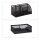 relaxdays Schreibtisch-Organizer schwarz Metall 6 Fächer 27,5 x 14,0 x 12,5 cm