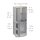 relaxdays Schreibtisch-Organizer silber Metall 6 Fächer 27,5 x 14,0 x 12,5 cm