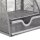 relaxdays Schreibtisch-Organizer silber Metall 6 Fächer 27,5 x 14,0 x 12,5 cm