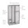 relaxdays Schreibtisch-Organizer silber Metall 5 Fächer 25,5 x 18,0 x 10,5 cm