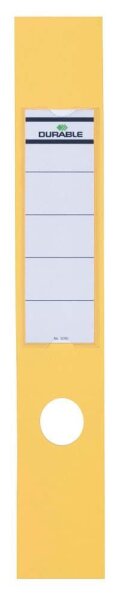 DURABLE Ordneretiketten ORDOFIX® gelb für 7,0 cm Rückenbreite, 10 St.