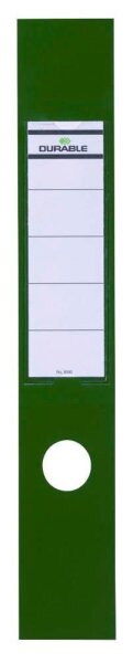 DURABLE Ordneretiketten ORDOFIX® grün für 7,0 cm Rückenbreite, 10 St.
