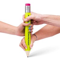 JOLLY Teamwork Riesen-Bleistift grün mit Radierer, 1...