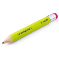 JOLLY Teamwork Riesen-Bleistift grün mit Radierer, 1...