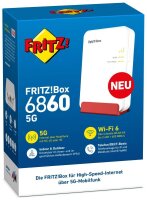 FRITZ! FRITZ!Box 6860 5G WLAN-Router, 1 St.