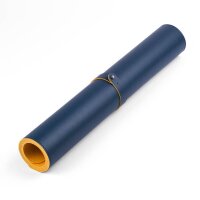 sax design Schreibtischunterlage blau/gelb Kunstleder 90,0 x 45,0 cm, 1 St.