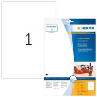 HERMA Etiketten 8895 weiß 210,0 x 297,0 mm, 10 Blatt