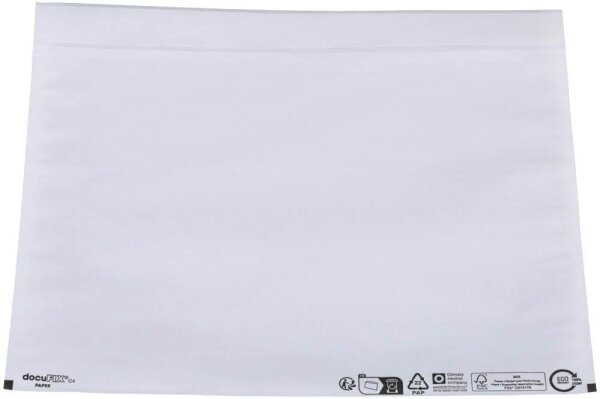 docuFIX® PAPER Lieferscheintaschen Papier DIN C4 500 St.