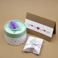 artoz Aufkleber 3D Herzgirlande, 6 St.