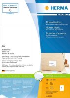 HERMA Adressetiketten 8689 weiß 105,0 x 148,0 mm, 800 Blatt