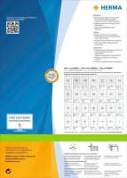HERMA Adressetiketten 8689 weiß 105,0 x 148,0 mm, 800 Blatt