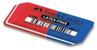 FABER-CASTELL Radiergummis rot/blau, 1 St.