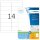 HERMA Adressetiketten 8635 weiß 99,1 x 38,1 mm, 10 Blatt