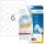 HERMA CD-Etiketten 8619 weiß, 60 Etiketten