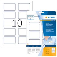 HERMA Namensetiketten 4410 weiß 80,0 x 50,0 mm, 20...