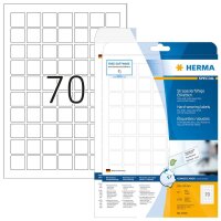 HERMA wetterfeste Folienetiketten 8339 weiß 24,0 x...