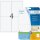 HERMA Adressetiketten 4503 weiß 99,1 x 139,0 mm, 25 Blatt