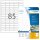 HERMA wetterfeste Folienetiketten 8337 weiß 37,0 x 13,0 mm, 25 Blatt