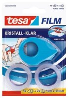 tesa KRISTALL - KLAR Klebefilm transparent 19,0 mm x 10,0...