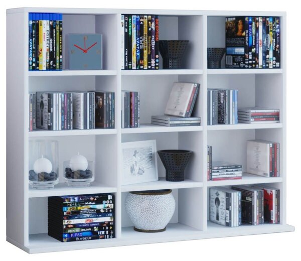 VCM my home Bücherregal Megosa Mini weiß 102,0 x 23,0 x 83,0 cm, 1 St.