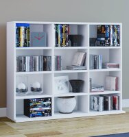 VCM my home Bücherregal Megosa Mini weiß 102,0 x 23,0 x 83,0 cm, 1 St.