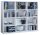 VCM my home Bücherregal Megosa Mini weiß 102,0 x 23,0 x 83,0 cm, 1 St.