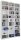 VCM my home Bücherregal Megosa Maxi weiß 102,0 x 23,0 x 180,0 cm, 1 St.