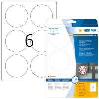 HERMA wetterfeste Folienetiketten 8336 weiß 85,0 x...