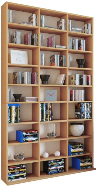VCM my home Bücherregal Megosa Maxi buche 102,0 x 23,0 x 180,0 cm, 1 St.