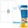 HERMA Versandetiketten 8326 weiß 50,0 x 142,0 mm, 25 Blatt