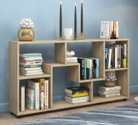 VCM my home Bücherregal Pintal sonoma-eiche 117,0 x 20,0 x 62,0 cm, 1 St.