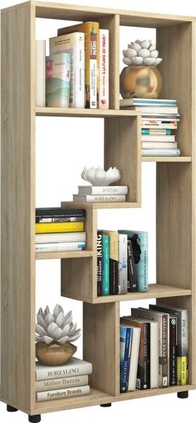 VCM my home Bücherregal Blina sonoma-eiche 60,0 x 20,0 x 119,0 cm, 1 St.