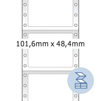 2.000 HERMA Computer-Endlosetiketten 8122 rot 101,6 x...
