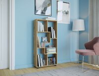 VCM my home Bücherregal Blina honig-eiche 60,0 x 20,0 x 119,0 cm, 1 St.