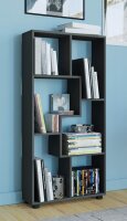 VCM my home Bücherregal Blina schwarz 60,0 x 20,0 x 119,0 cm, 1 St.