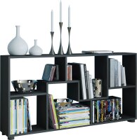 VCM my home Bücherregal Pintal schwarz 117,0 x 20,0...