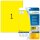 HERMA wetterfeste Folienetiketten 8033 gelb 210,0 x 297,0 mm, 25 Blatt