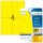 HERMA wetterfeste Folienetiketten 8032 gelb 105,0 x 148,0 mm, 25 Blatt