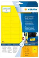 HERMA wetterfeste Folienetiketten 8030 gelb 45,7 x 21,2 mm, 25 Blatt