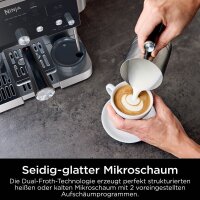 NINJA® Luxe Café Essential 2in1 Siebträgermaschine silber