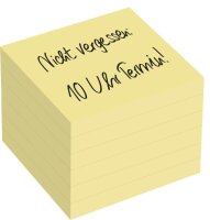 Post-it® Recycling Notes 654 Haftnotizen gelb, 6 Blöcke
