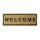relaxdays Kokosmatte Welcome braun 25,0 x 75,0 cm  ( 10016749_0 )