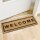 relaxdays Kokosmatte Welcome braun 25,0 x 75,0 cm  ( 10016749_0 )